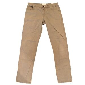 BRAX Feel Good Pants Mens 35x34 Cooper Fancy Regular 5 Pocket Stretch Casual Tan